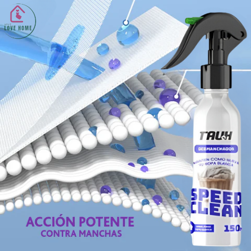 QUITAMANCHAS DE ROPA _ SPEED CLEAN SPRAY LIBRE DE QUIMICOS✅